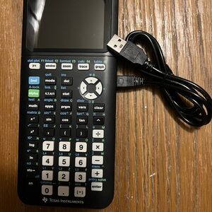Texas Instruments Black Graphing Calculator with USB TI-84 Plus CE